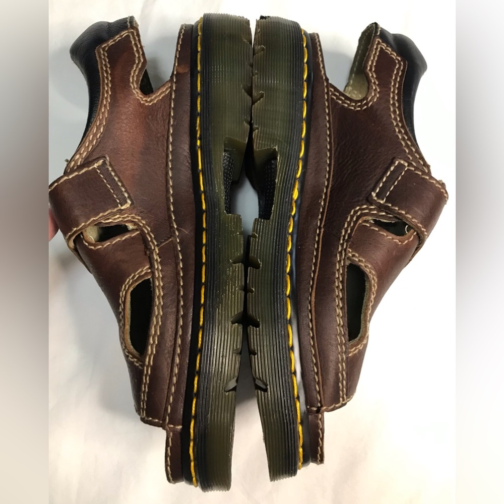 Dr. Martens Vintage Fisherman leather brown sandals - Picture 3 of 13